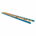 Ultimation Roller Conveyor with Covers, 12inW x 10L, 1.5 Dia. Rollers URS14G-12-6-10U